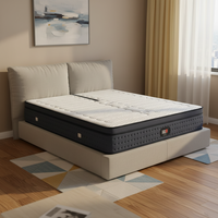 Matelas premium ressort Bonnel résistant, mousse haute densité respirante, anti-acariens pour dormeurs latéraux