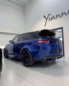 Kit carrosserie en fibre de carbone sèche de style UB pour <span class=keywords><strong>RANGE</strong></span> <span class=keywords><strong>ROVER</strong></span> <span class=keywords><strong>SPORT</strong></span> SV, lèvre avant, jupe latérale, diffuseur arrière, spoiler, capot, kit carrosserie large - Product Image 4