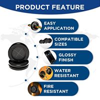 Etiquetage gratuit Oeillet ovale à œillets étanche Trou en caoutchouc de silicone Bouchon pare-feu Oeillets synthétiques pour la protection des câbles