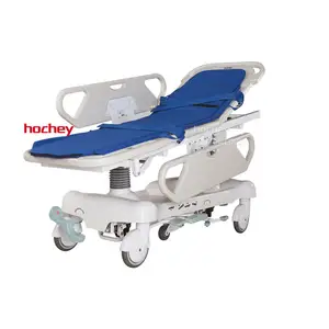 Hochey Medical ร้อนขายเปลหามถ่ายโอนผู้ป่วยไฮดรอลิกสําหรับห้องฉุกเฉินของโรงพยาบาล