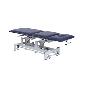 Lettino da Visita Medico Elettrico CE Pieghevole a 3 Sezioni con Altezza Regolabile e Copertura a Rullo - Product Image 2