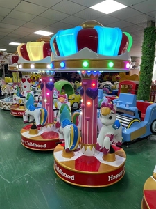Équipement de jeu de parc d'attractions, manège pour enfants <span class=keywords><strong>pas</strong></span> <span class=keywords><strong>cher</strong></span>, cheval à bascule, carrousel pour 3 personnes, cheval à bascule à <span class=keywords><strong>vendre</strong></span> - Product Image 4