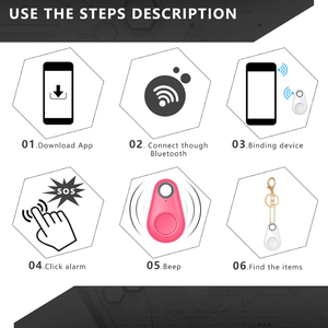 Dispositivo Antifurto per Chiavi, Localizzatore GPS per Telefono, Allarme Anti-smarrimento, Tracker BT per Cani e Gatti, Collare GPS per Animali Domestici - Product Image 5