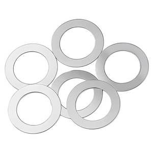 Arandelas planas delgadas de acero inoxidable SS304, fabricadas a medida en fábrica, de acero para muelles, tipo anillo. - Product Image 2