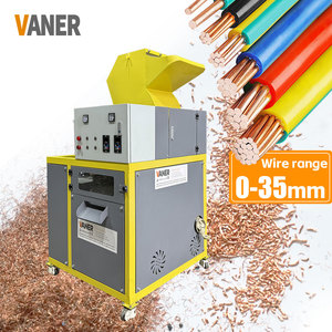 VANER Pequeno 30-100 kg/h Máquina De Granulador De Fio De Cobre Resíduos De Cabo De Granulação Elétrica De Equipamentos De Reciclagem De Cabo Para Venda Quente - Product Image 1