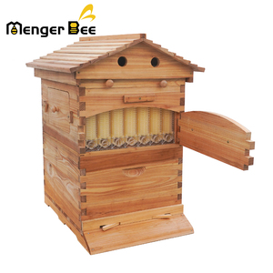 Ruche automatique MengerBee, état neuf, équipement de ruche à miel auto-fluideur, en bois de sapin enduit de cire, épaisseur 18 mm, boîte à abeilles - Product Image 5