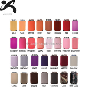 Multicolor Assorted Blank Can <b>Coolers</b> Sleeves Customizable Bulk Sublimation Insulated Neoprene Collapsible Plain <b>Drink</b> Holder - Product Image 2