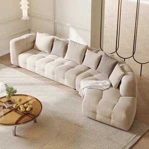 Living Room Half Circle Curved <strong>Sofa</strong> Lounge Minimalist Recliner <strong>Sectional</strong> Boucle Couch Modern Modular <strong>Sofa</strong> <strong>Bed</strong> Cama
