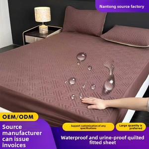 Protège-<span class=keywords><strong>matelas</strong></span> matelassé imperméable, anti-urine et antidérapant, couverture <span class=keywords><strong>intégrale</strong></span> pour Simmons, design minimaliste toutes saisons, vente en gros - Product Image 1
