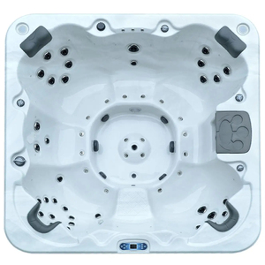 Bain à remous 6 personnes Outdoor <span class=keywords><strong>Aqua</strong></span> & Air Jets Turbo <span class=keywords><strong>Spa</strong></span> Baignoire de massage avec buse pour les loisirs de plein air - Product Image 1