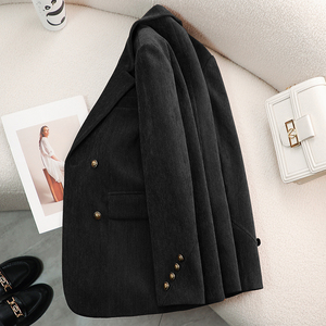 Chaqueta de gran tamaño para mujer, traje de trabajo con doble botonadura, chaqueta, <span class=keywords><strong>moda</strong></span> de oficina para mujer, traje de oficina para mujer - Product Image 3