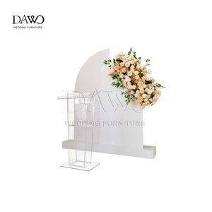 Support de toile de <span class=keywords><strong>fond</strong></span> en PVC blanc pour mariages et événements, idéal pour les salles de séminaire - Product Image 3