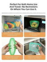 Huishoudelijke keuken voedselbewaarzakken voor koelkastgebruik, voedselveilige siliconen, vershoudend, fruitverzegelend, 1000ml-3500ml verpakt