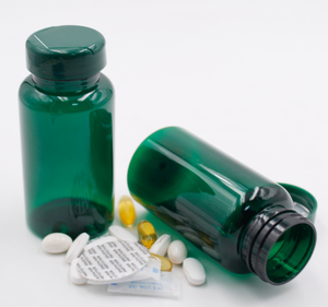 ขวดยาเพื่อสุขภาพสีเขียว/น้ำตาล/ดำ/ชมพูผลิตภัณฑ์ดูแลสุขภาพอาหารเสริมเครื่องสำอางแคปซูลสีชมพู - Product Image 2