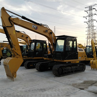 Excavatrice sur chenilles d'occasion Caterpillar 12 tonnes CAT312D2GC, modèle 2024, moteur d'origine, pièces d'usine, vente au détail