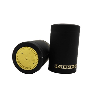 32*50mm logo khusus kapsul Heat Shrink dengan cap emas logo untuk minyak zaitun/minyak kelapa botol - Product Image 3