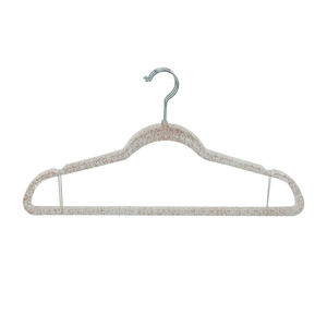Crystal Boutique Girl Benutzer definierte Kunststoff Kleiderbügel Transparent Glitter Pulver für Kleidung Mantel Organisation Einfach hängende Installation - Product Image 4