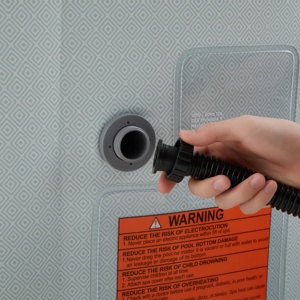 Baignoire <span class=keywords><strong>gonflable</strong></span> pliable en PVC pour 2 personnes, <span class=keywords><strong>SPA</strong></span> domestique, sans installation, facile à utiliser, capacité de stockage 550L pour la famille - Product Image 6