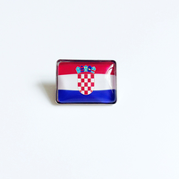 Épinglette en émail personnalisée avec drapeau national du Costa Rica, broche en métal pour souvenir du tourisme en bord de mer, événement sportif, séminaire et cadeau touristique
