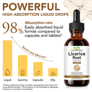 Suplemento Alimentar Orgânico de Tintura de Raiz de Alcaçuz OEM de Marca Própria para Suporte Digestivo e Intestinal - Gotas Líquidas de Extrato de Raiz de Alcaçuz - Product Image 4