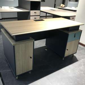 उच्च गुणवत्ता वाली लकड़ी कार्यालय मेज कार्य कार्यालय कार्यालय डेस्क के साथ कार्यालय कार्यालय डेस्क - Product Image 2