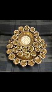 Meilleure vente Bougeoir en laiton massif de créateur couleur or de qualité supérieure pour les décorations de fête de mariage - Product Image 5