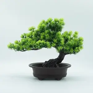 Hotel Kantoor Interieur Huis Keuken Decoratie Accessoires Faux Plant Kunstmatige Pine Little Tree Originele Plastic Bonsai Boom