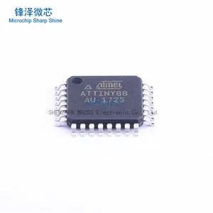 NUEVO y original MCU 8-bit BOM Service 8KB Flash 2,5 V/3,3 V/5V 32-Pin TQFP T/R microchip iC chip ATTINY88-AU