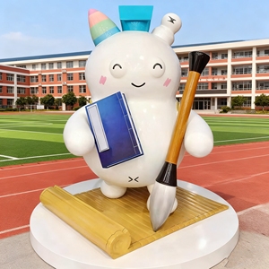 CS080 Urban Landmark Cartoon Figure Sculpture Durable UV Resistant Outdoor Bull <b>Mascot</b> Statue for Amusement Park Hotel Entrance - Product Image 5