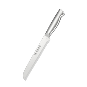Cuchillos para cortar pan al por mayor, cuchillos para pan de acero inoxidable de 8 pulgadas, cuchillos para queso con hoja dentada, OEM/ODM - Product Image 3