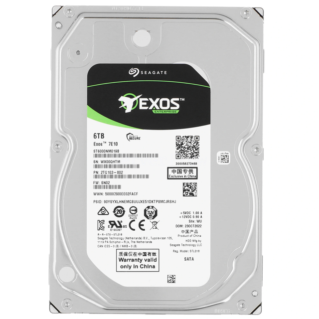 Seagates 7E10 ST6000NM019B Internal Desktop Hard Drive 6 TB SATA 6Gb/s 3.5" in Stock 3 Year Warranty