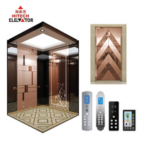 Ascensore Passeggeri di Lusso Personalizzato da 630KG-1000KG con Specchio, PVC e Azionamento AC, Prezzo Competitivo per Edifici Commerciali