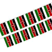 Chili Zambie Kenya Pakistan Algérie drapeau national motif drapeau coloré drapeau à cordes
