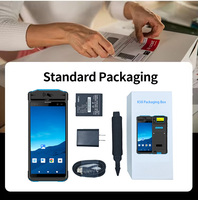Dongji Star Rug Computadora móvil Android 13 PDA Escáner de código de barras 4G WiFi Escáner de mano con lector NFC 4 + 64G