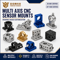 Supports de capteurs en acier inoxydable et laiton usinés sur mesure selon plans, usinage CNC multi-axes pour systèmes de test, service d'usinage CNC de l'aluminium