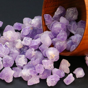 Harga Murah Grosir Batu Kecubung Mentah Kristal Keping Kerikil Sekitar 18Mm untuk Dekorasi dan Hadiah - Product Image 1