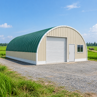 Kit de construction préfabriqué en acier galvanisé à chaud, type Quonset-Arch, à montage rapide et sans boue - Assemblage rapide sans soudure