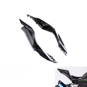 แผงข้างเบาะหลังคาร์บอนไฟเบอร์แห้ง 3K สำหรับ Kawasaki Ninja ZX-25R 2020+ ชุดแฟริ่งข้างท้าย - Product Image 1
