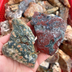 Piedra Natural de <span class=keywords><strong>Jaspe</strong></span> Oceánico al por Mayor, Cristal de Cuarzo en Bruto para Curación, Artesanía y Decoración - Product Image 6
