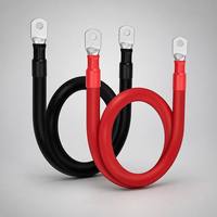 Rangkaian Kabel Baterai EV Inti Tembaga Khusus Berinsulasi Silika Gel 600V Tahan Arus Tinggi Konektor Adaptor Daya Mobil