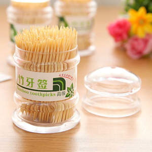 Nhà máy nóng bán dùng một lần tre tăm xỉa răng sinh thái thân thiện 200pcs ưa thích tre răng Picks - Product Image 6