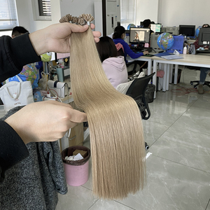莱茵头发100% 角蛋白意大利头发延伸各种颜色厂家批发U尖意大利人发 - Product Image 3