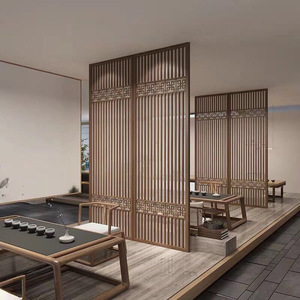 Cloison intérieure en PVC de haute qualité pour restaurant et salon, design Art Déco élégant, écran intérieur imperméable - Product Image 1