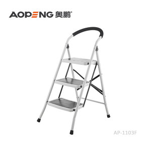 บันไดเหล็กนิรภัยแบบพกพา3ขั้นแข็งแรงดีไซน์สำหรับใช้ในครัวเรือน - Product Image 2