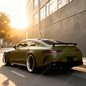 ชุดแต่งครีบกันชนหลังด้านข้างสำหรับรถยนต์ AMG GT50 GT63 X290 Sedan ปี 2015 2016 2017 2018 - Product Image 6