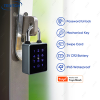 Cadenas intelligent portable étanche avec code PIN, carte-clé et application, sans clé, pour casiers