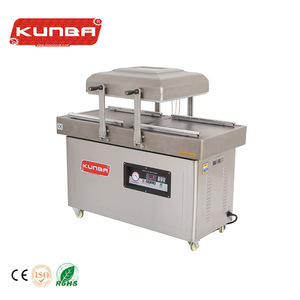 Envasadora <span class=keywords><strong>al</strong></span> Vacío <span class=keywords><strong>Industrial</strong></span> de Doble Cámara KUNBA DZ-500/2SB, Eléctrica, de Acero Inoxidable, con Bolsas de Film, Semi-Automática - Product Image 1