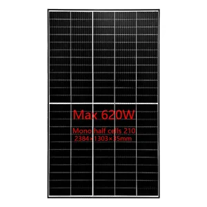 Jingsun Manufacturer 600w 620w Smart Solar Panel 120S Monocrystalline Newest Technology For Home And Industry