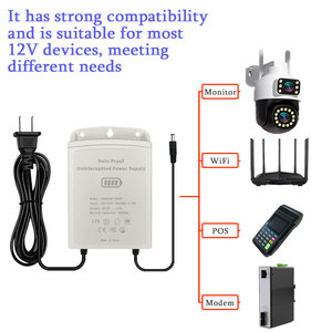 Mini UPS DC 12V3A di Ultima Generazione, <span class=keywords><strong>Alimentatore</strong></span> Portatile per Router WiFi e Telecamere CCTV, 14400mAh AC100V/240V - Product Image 5
