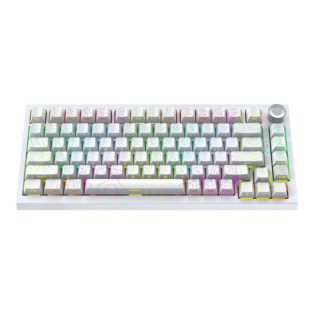 DARK ALIEN K75pro Magnetic Shaft Mechanical Keyboard Tri-Mode BT Mechanical Keyboard Hot-Swappable Wireless Keyboard